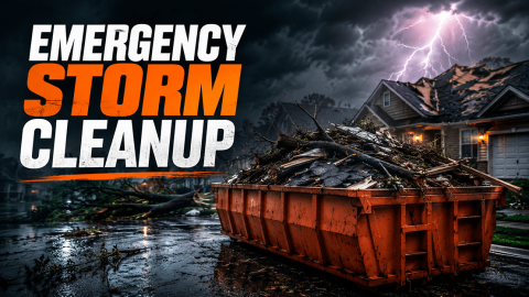Emergency Dumpster Rental After Storm Damage